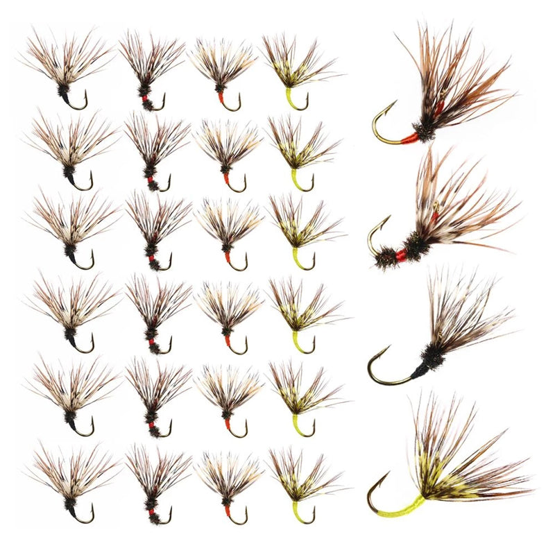 SplashHawkTackle FlyFishing Set Of 24 Flys