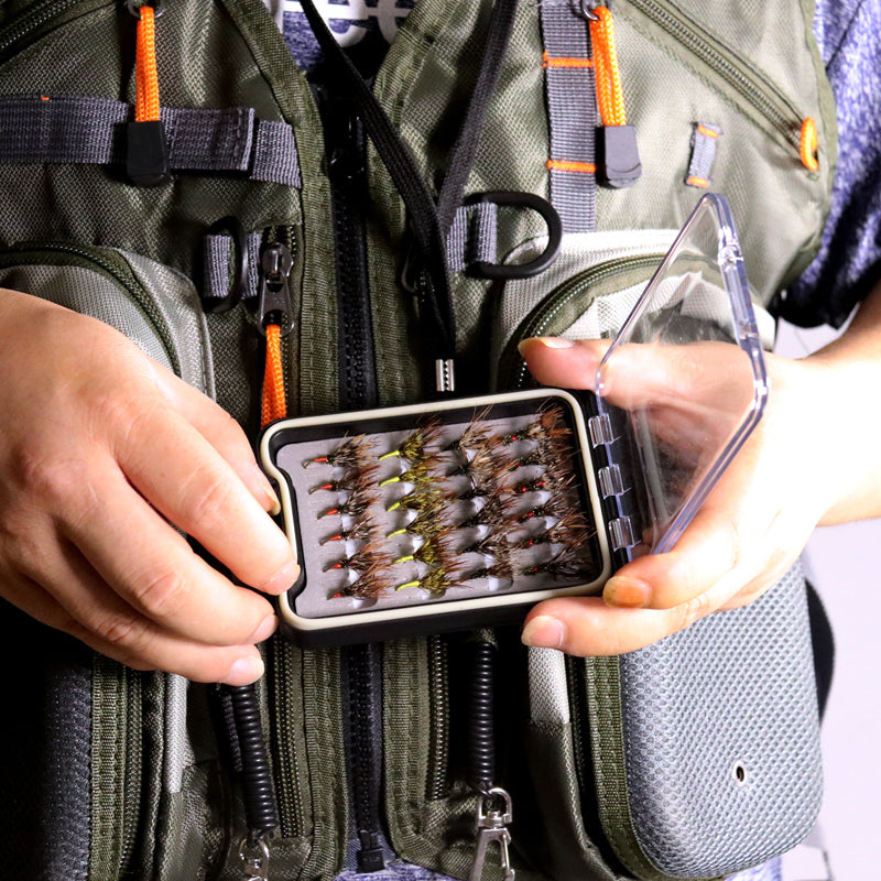 SplashHawkTackle FlyFishing Set Of 24 Flys